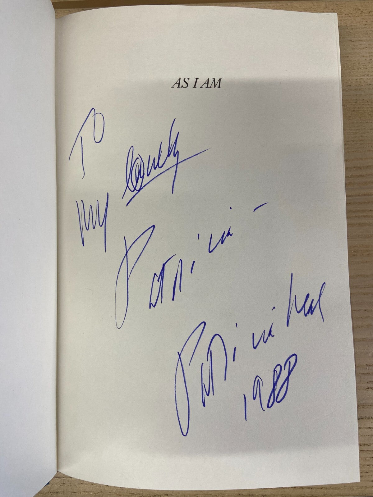 Patricia Neal - As I Am - Signed