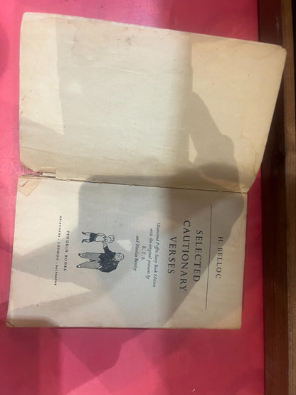 Selected Cautionary Verses - H Belloc - Penguin 1953