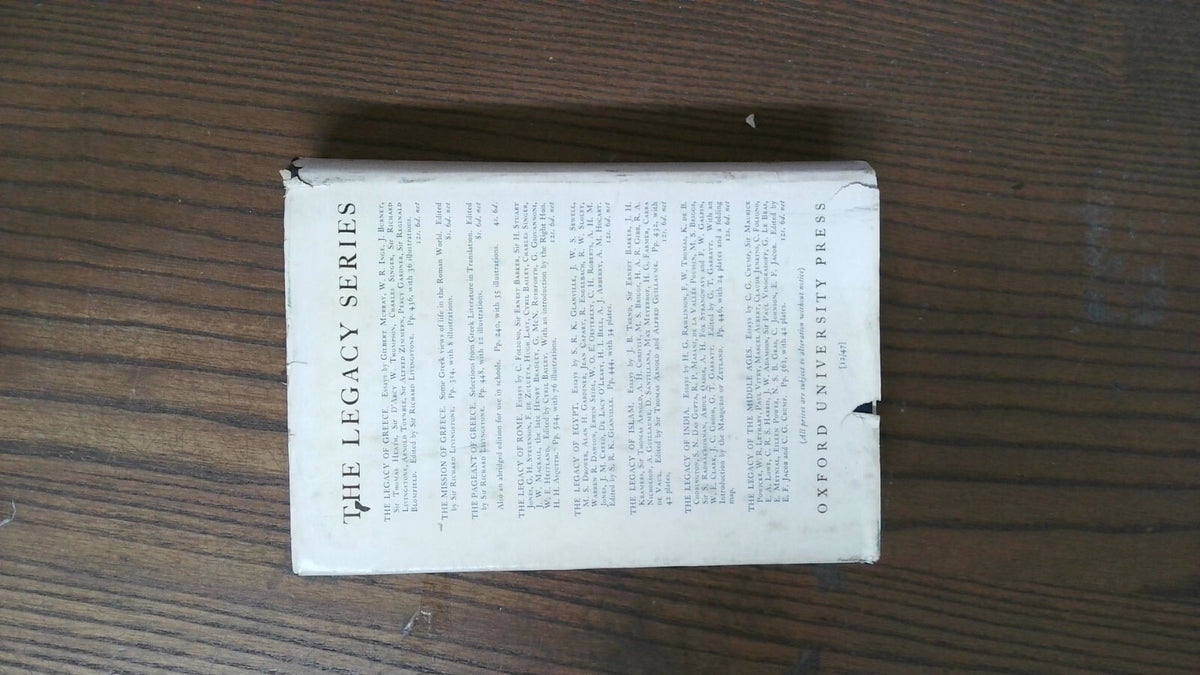 THE LEGACY OF ISRAEL, Abrahams, I, 1948, At the Clarendon Press