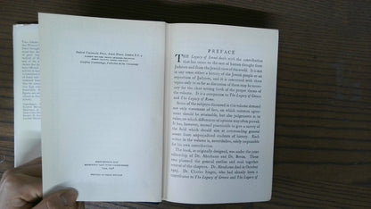 THE LEGACY OF ISRAEL, Abrahams, I, 1948, At the Clarendon Press