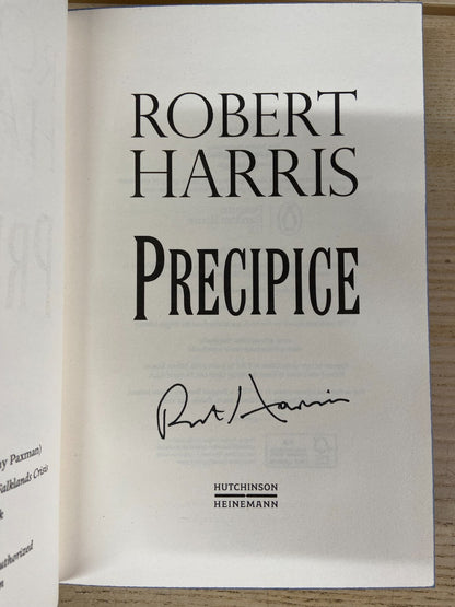 Precipice - Robert Harris - Signed