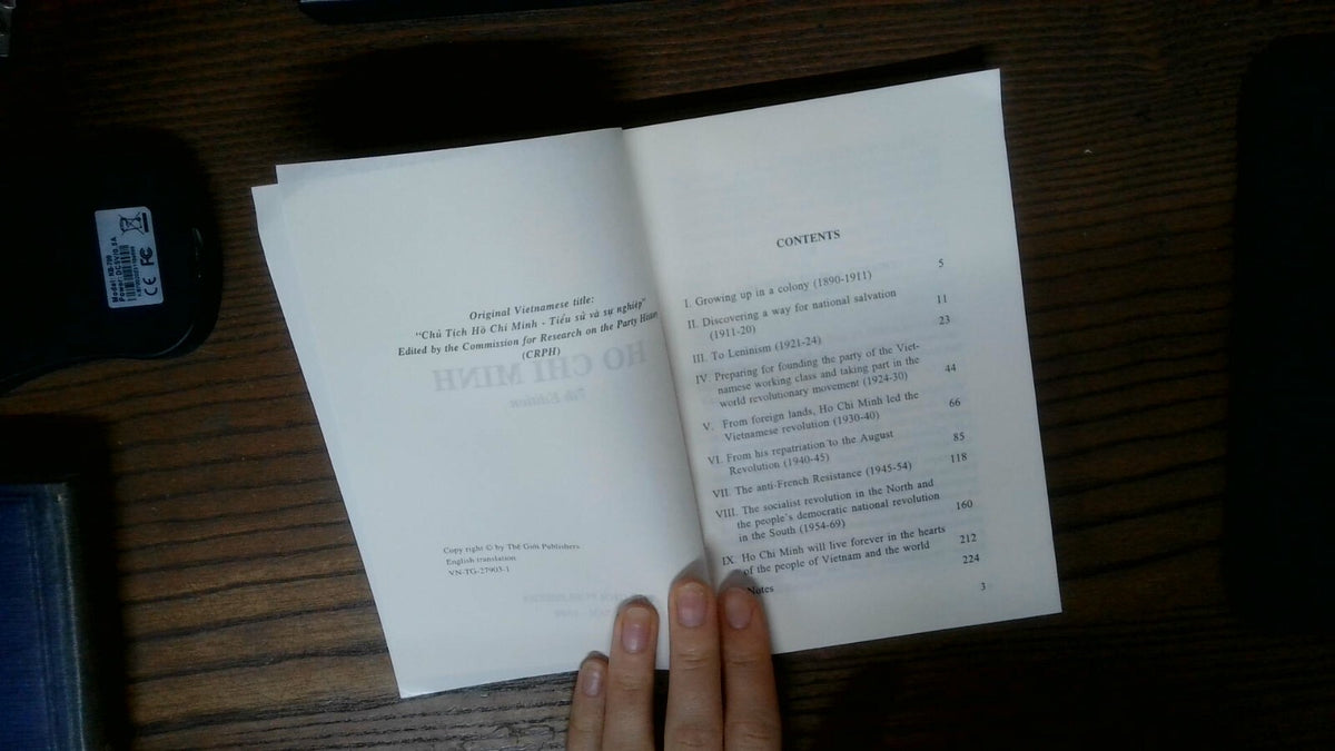 RARE Ho Chi Minh The Man Who Made A Nation Gioi Publishers 1999