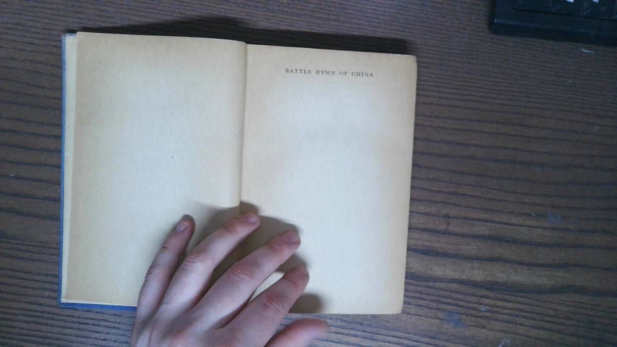 Battle Hymn of China, Agnes Smedley, 1944, Richard Clay Book