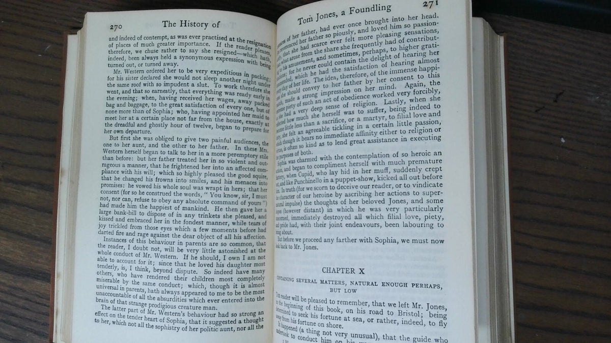 The History of Tom Jones by Henry Fielding, 1749, Dent's Book