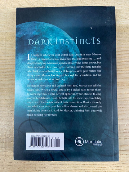 Dark Instincts - Suzanne Wright - Signed