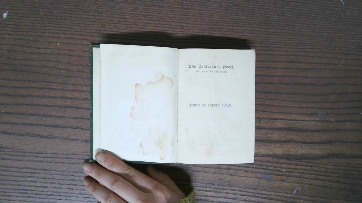The Canterbury Poets Poems of Robert Burns, Edited by William Sharp