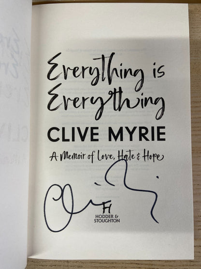 Everything is Everything - Clive Myrie - Signed