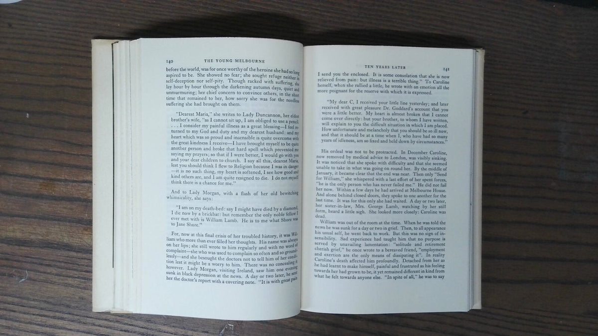 Melbourne, Lord David Ceci, 1955, Reprint Society