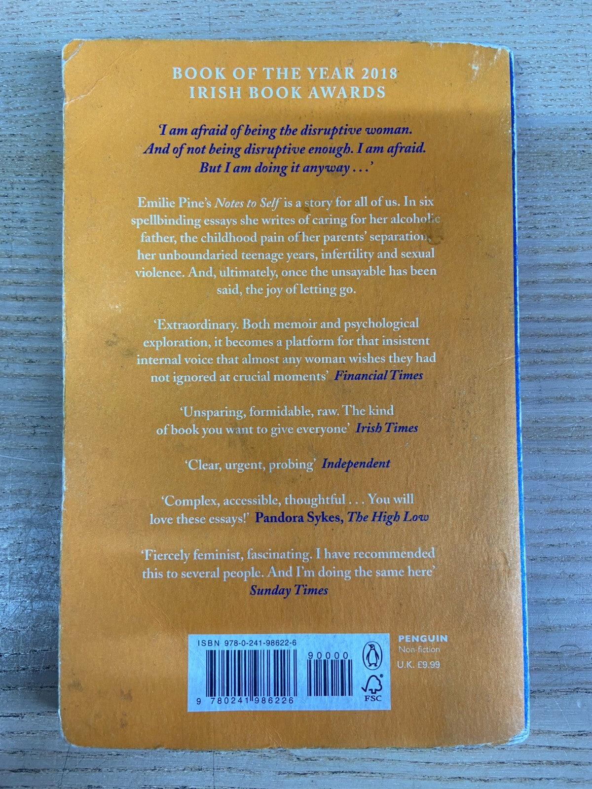 Emilie Pine - Notes to Self - Signed