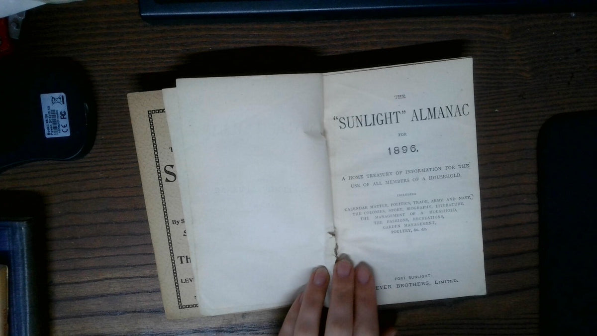 SUNLIGHT ALMANAC 1896:  a home treasury of information
