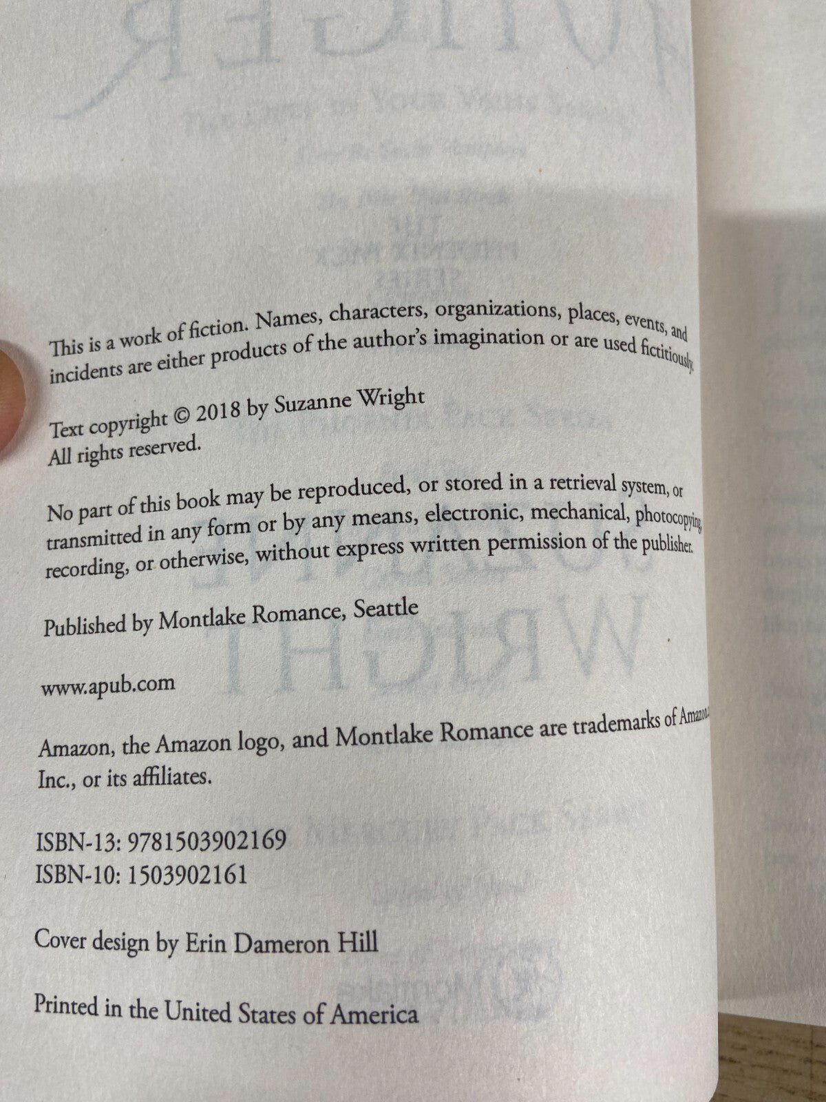 Wild Hunger - Suzanne Wright - Signed