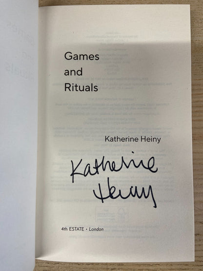 Games and Rituals - Katherine Heiny - Signed
