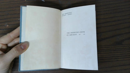 The Observer's Book of Aircraft, 1961, Warne Book