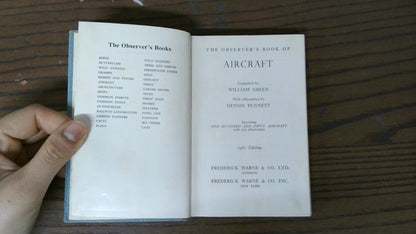The Observer's Book of Aircraft, 1961, Warne Book