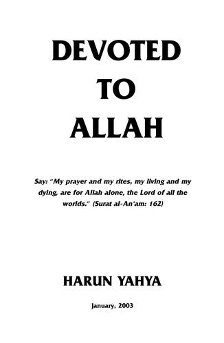 Devoted to Allah