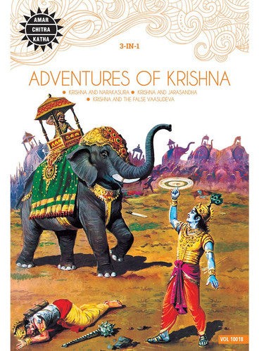 Adventures Of Krishna-[Amar Chitra Katha 3 in 1]