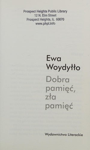 Dobra pamiec, zla pamiec