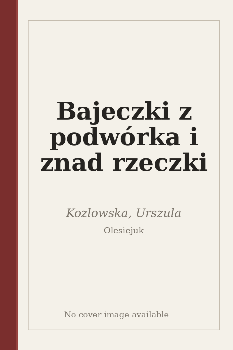 Bajeczki z podwórka i znad rzeczki - no cover image available