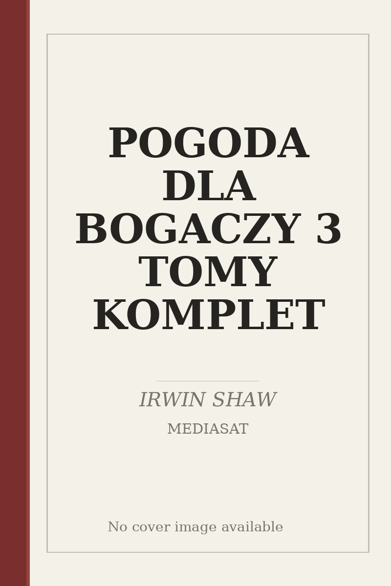 POGODA DLA BOGACZY 3 TOMY KOMPLET - no cover image available