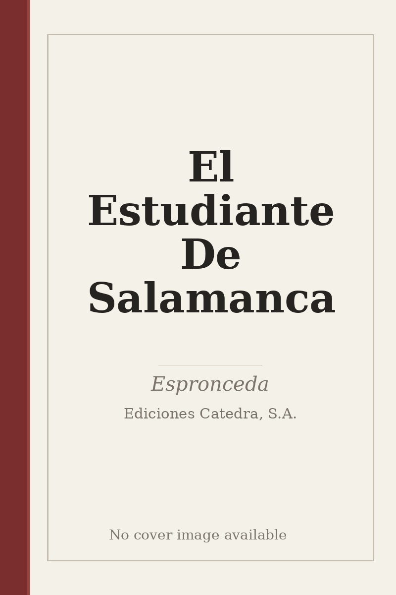 El Estudiante De Salamanca - no cover image available