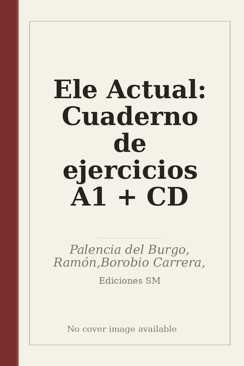 Ele Actual: Cuaderno de ejercicios A1 + CD - no cover image available