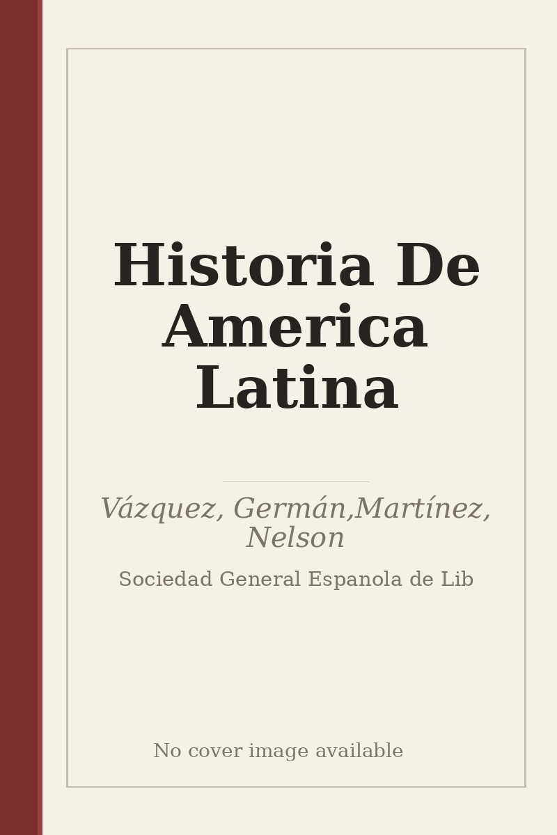 Historia De America Latina - no cover image available