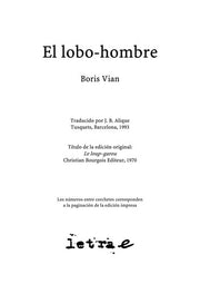 El Lobo-Hombre (Fabula)