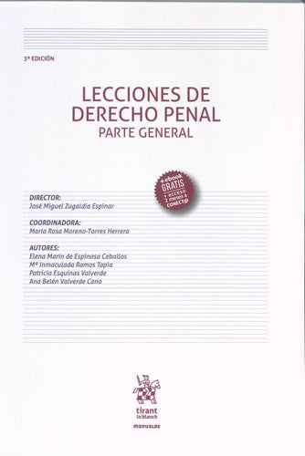 Lecciones de derecho penal, parte general
