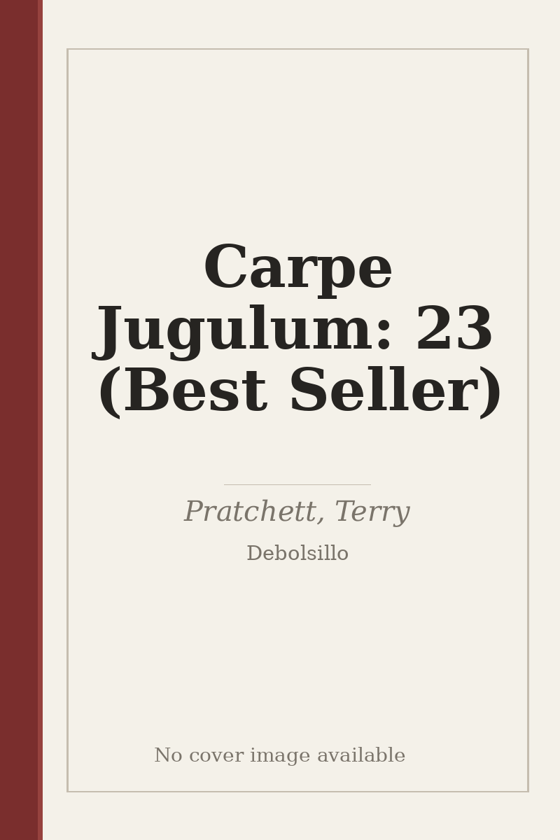 Carpe Jugulum: 23 (Best Seller) - no cover image available