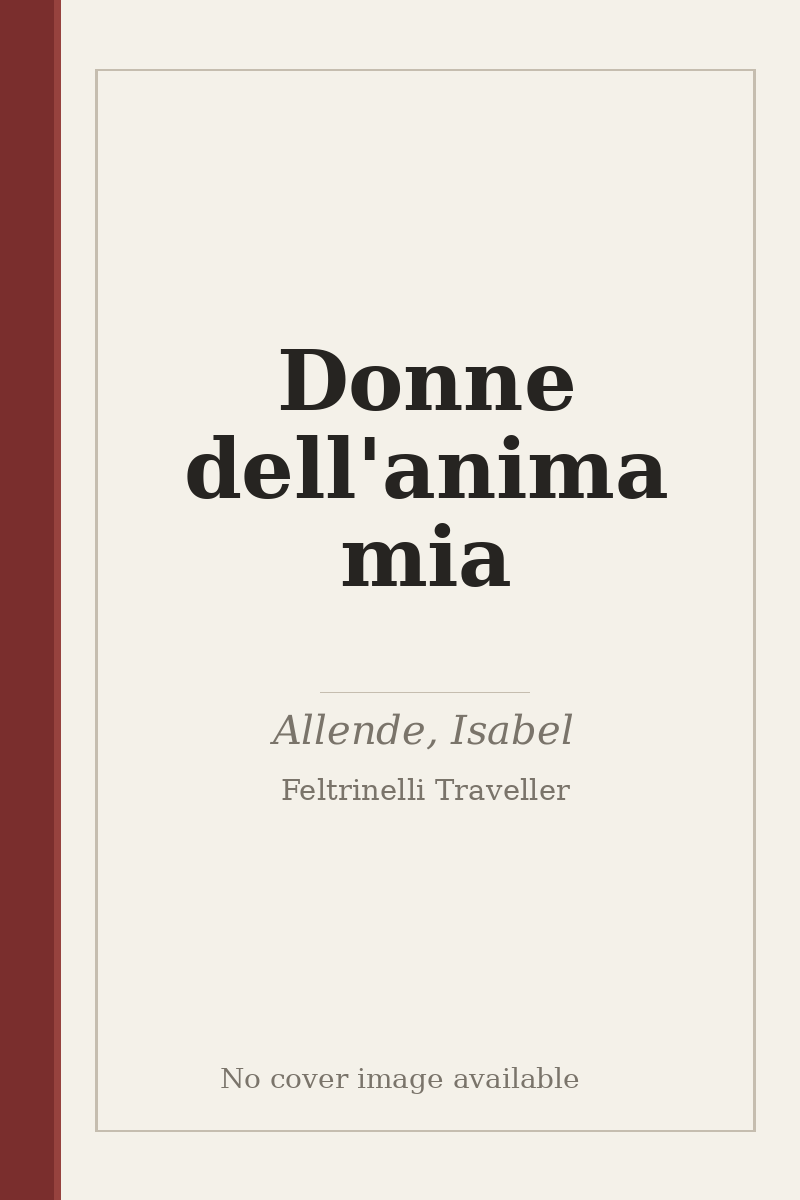 Donne dell'anima mia - no cover image available