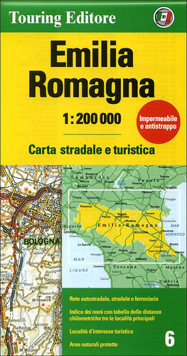 Emilia/Romagna: TCI.R06: No. 6 (Regional Road Map)