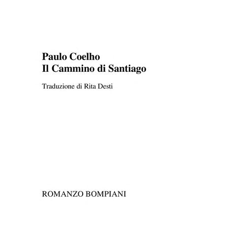 Il cammino di Santiago