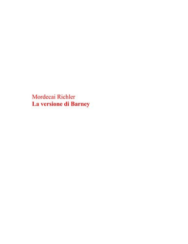 La Versione di Barney