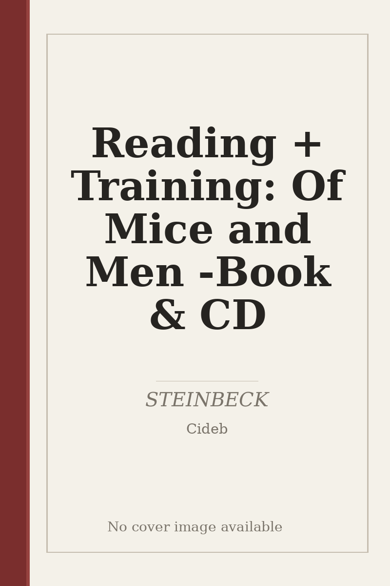 Reading + Training: Of Mice and Men - Book & CD - no cover image available