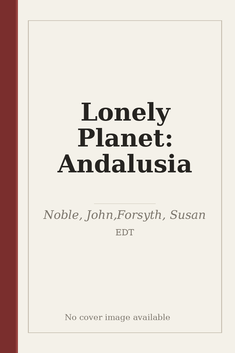 Lonely Planet: Andalusia - no cover image available