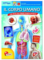 Il corpo umano. Con adesivi