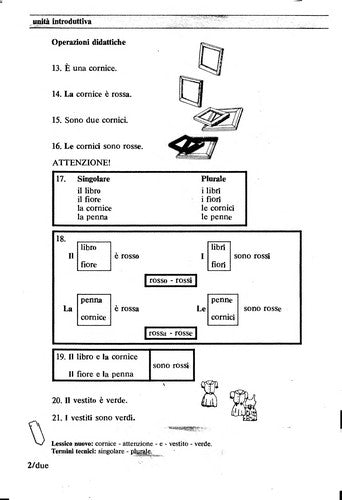 Corso Medio - Exercise Book (La Lingua Italiana Per Stranieri - Level 2)