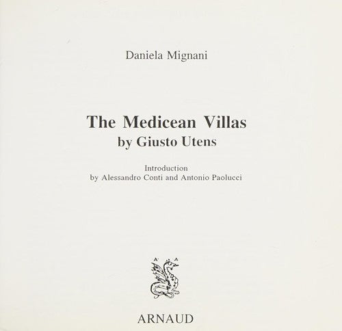 The Medicean Villas by Giusto Utens