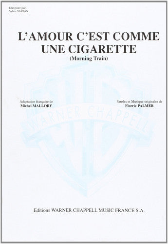 SYLVIE VARTAN : L'AMOUR COMME CIGARETTE - CHANT ET PIANO - RECUEIL