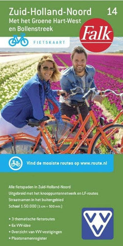 Zuid-Holland Noord: Bollenstreek en Westland (Falkplan fietskaart, 14)