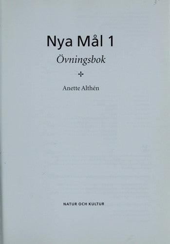 Nya Mal: Workbook 1 (Ovningsbok) (Swedish Edition)