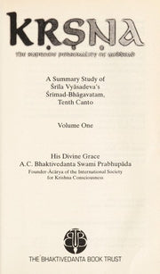 Krsna: v. 2: The Supreme Personality of Godhead
