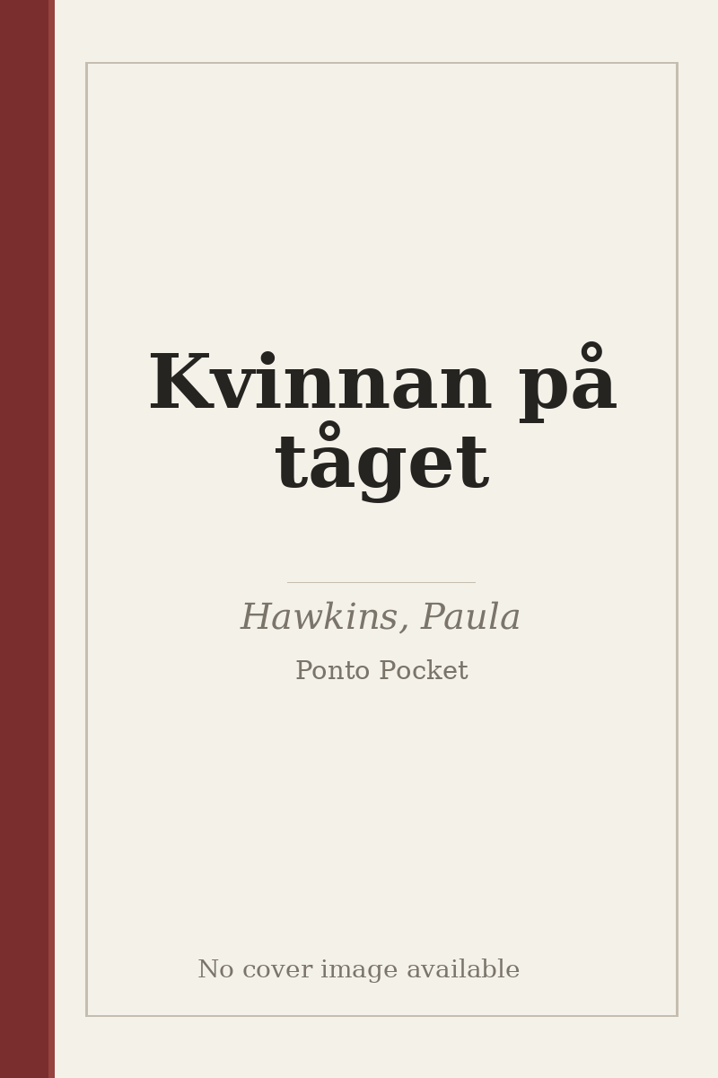 Kvinnan på tåget - no cover image available