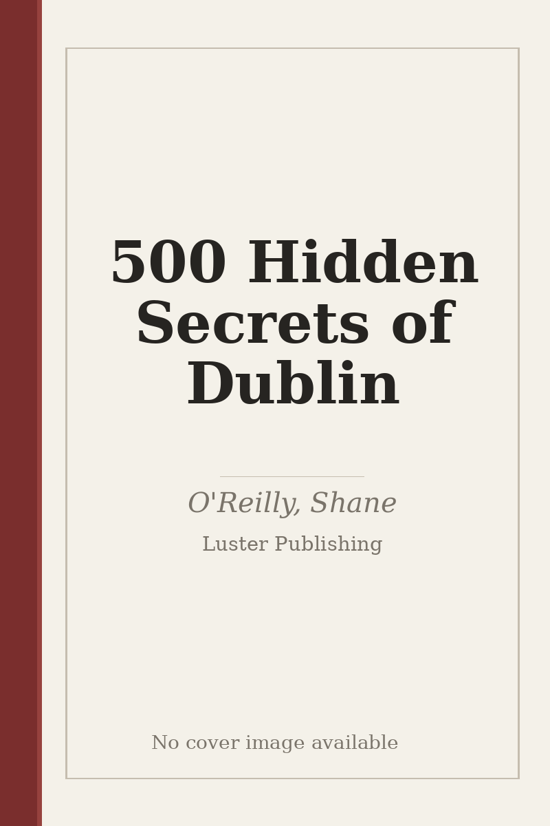 500 Hidden Secrets of Dublin - no cover image available