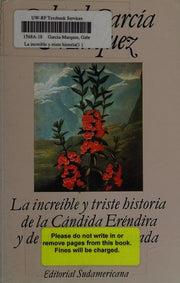 LA Increible Y Triste Historia De LA Candida Erendira Y De Su Abuela Desalmada