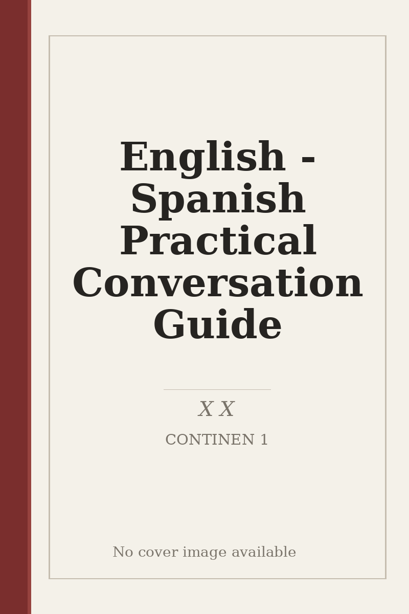 English - Spanish Practical Conversation Guide - no cover image available