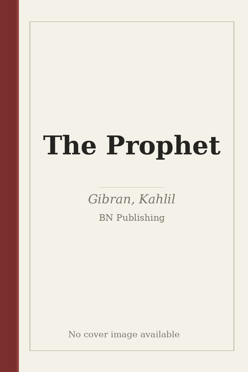 The Prophet - no cover image available