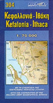 Kefalonia-Ithaca (Maps of Greek islands): 304