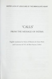 "Calls" From the Message of Fatima