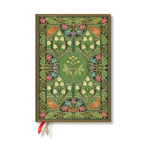 Poetry in Bloom (Midi 12-Month Verso Hardback Dayplanner 2025 (Elastic Band Closure)
